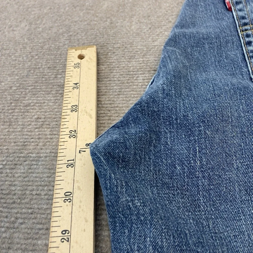 Levis 511 Jeans Mens 33x32 Irregular‎ Blue Skinny Straight Stretch Denim Medium